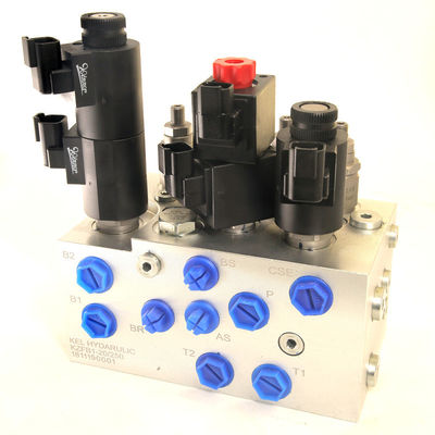 Banque de soupapes solénoïdes hydrauliques OEM avec groupe de soupapes parallèles à plusieurs couches