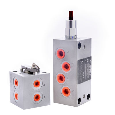 8 Voie 2 Position soupape solénoïde hydraulique Matériau du corps en acier électrique