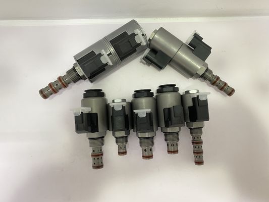 Valve hydraulique à bobine électromagnétique 12V 4 voies 3 positions