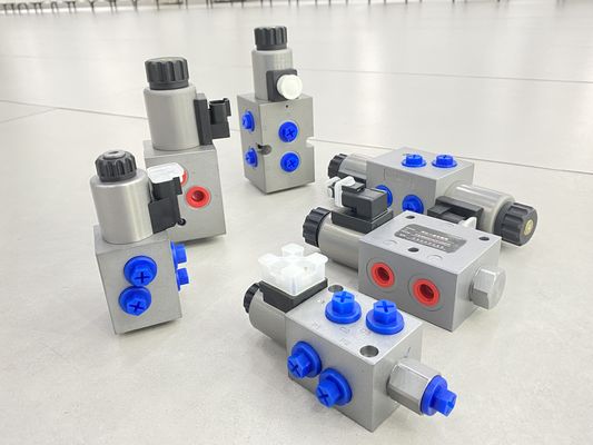 Valve solénoïde hydraulique électrique 6 voies 2 positions avec connecteur ER / DG