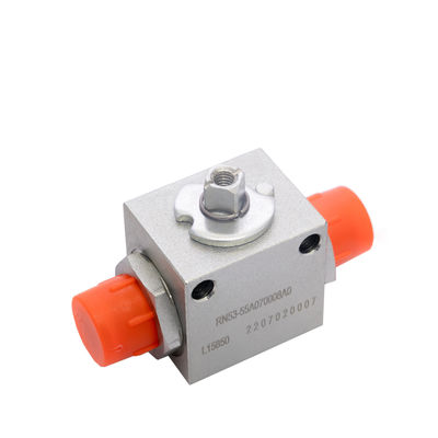 EXW soupape à bille hydraulique à fil droit soupape à coupe haute pression