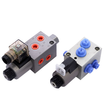 Valve de commande solénoïde à haut rendement 6 voies 2 positions Valve hydraulique électrique
